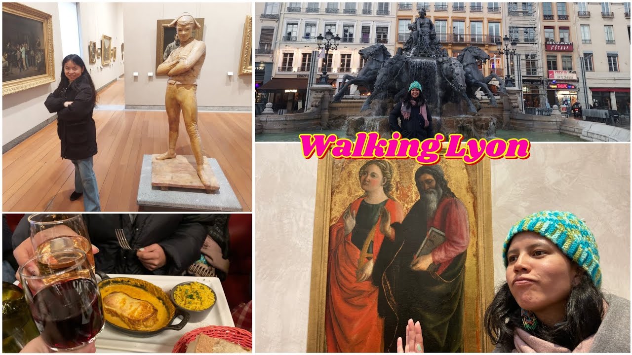 Walking Lyon, it's traboules, and museum of beaux arts