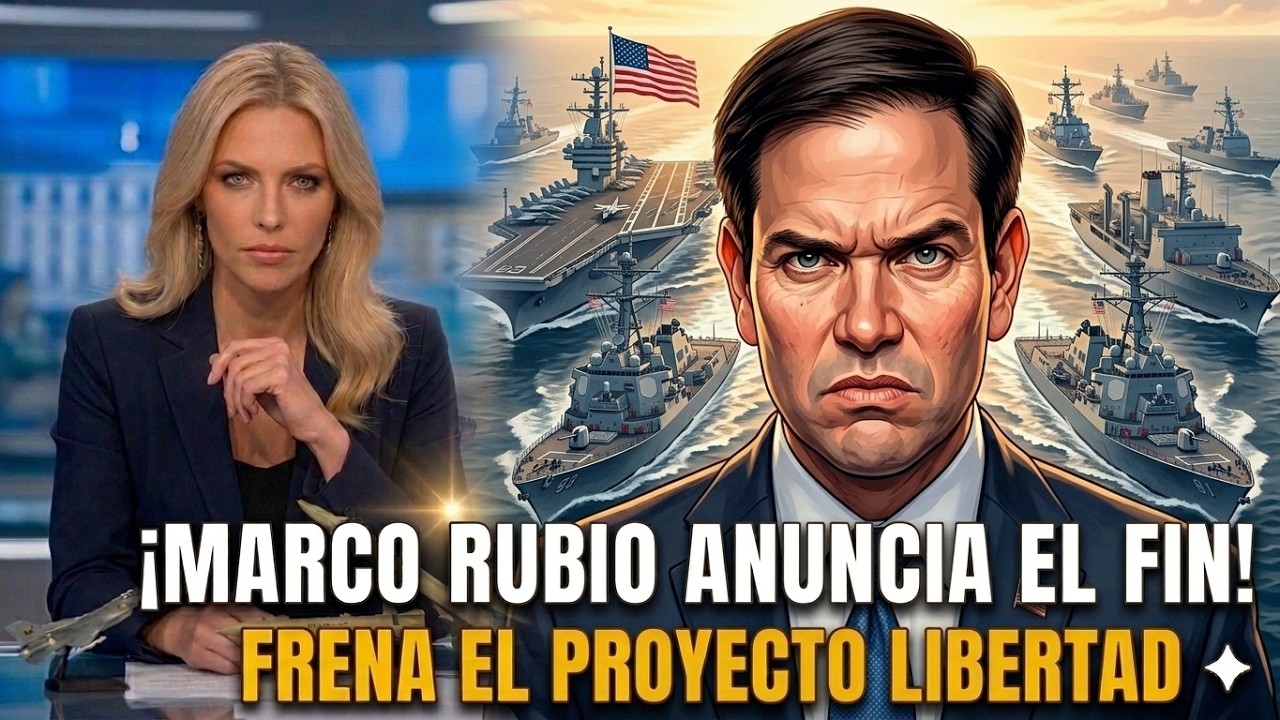 &iexcl;BORRADOS DEL MAPA! MARCO RUBIO ANUNCIA EL FIN DE LA ARMADA IRAN&Iacute; Y TRUMP FRENA EL PROYECTO LIBERTAD