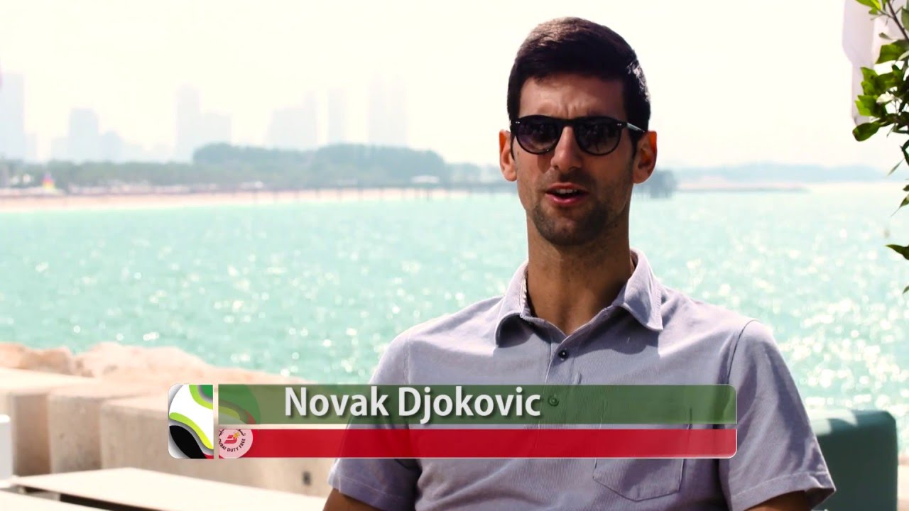 Novak Djokovic Visits Wild Wadi Waterpark and Burj Al Arab