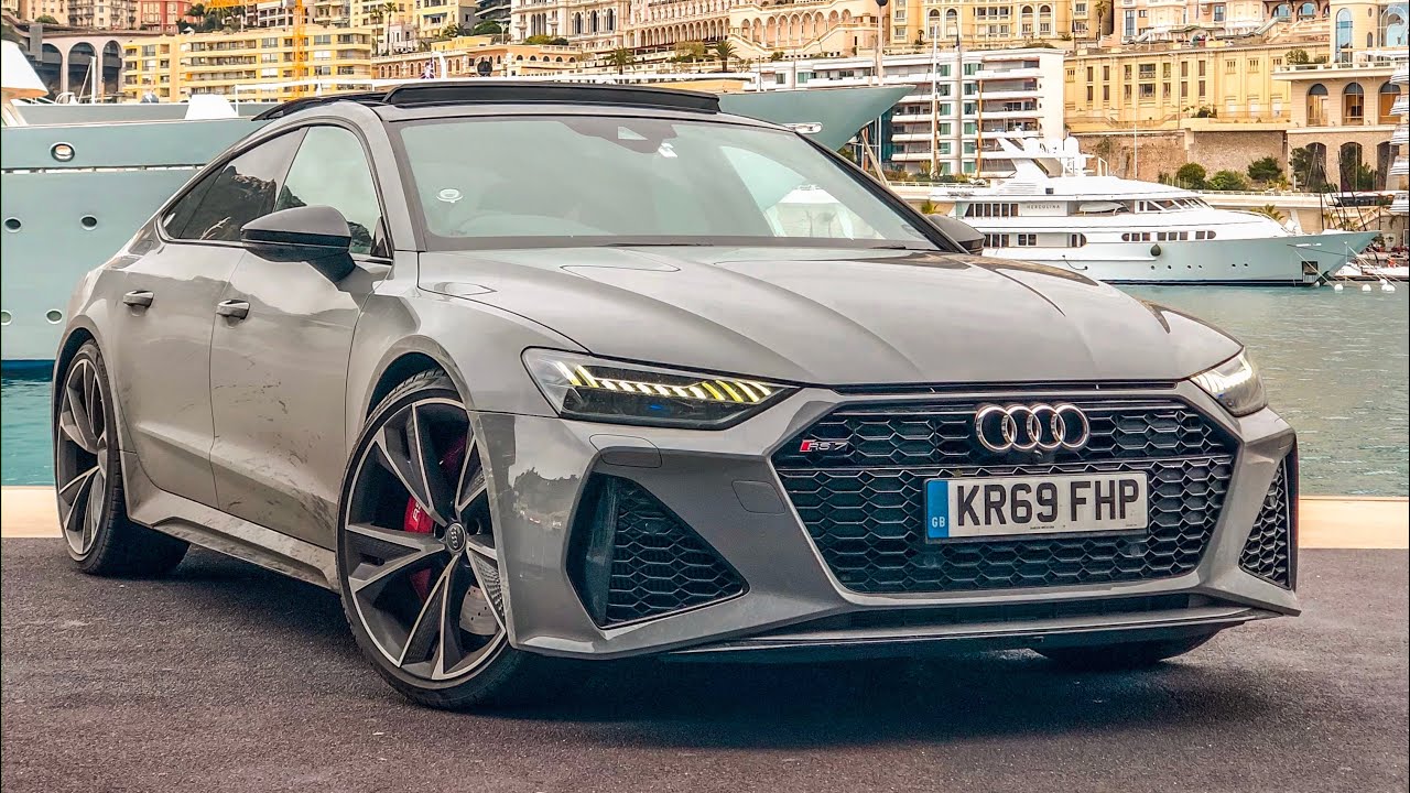 New 2020 Audi RS7 Sportback Drive: London To Monaco 🇲🇨 Audi RS7 vs Snow