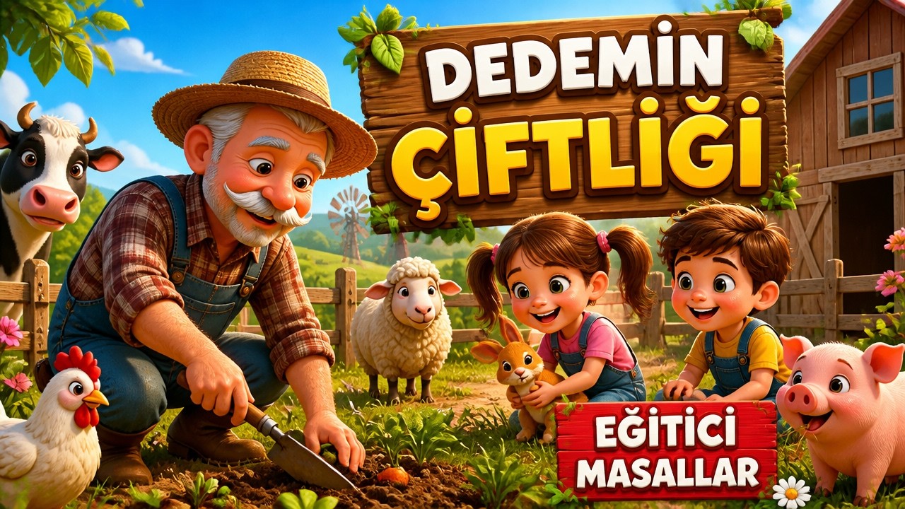 DEDMİN &Ccedil;İFTLİĞİ (dini masallar, eğitici masallar,T&uuml;rk masalları,baba masalları dini,ayetli masallar)