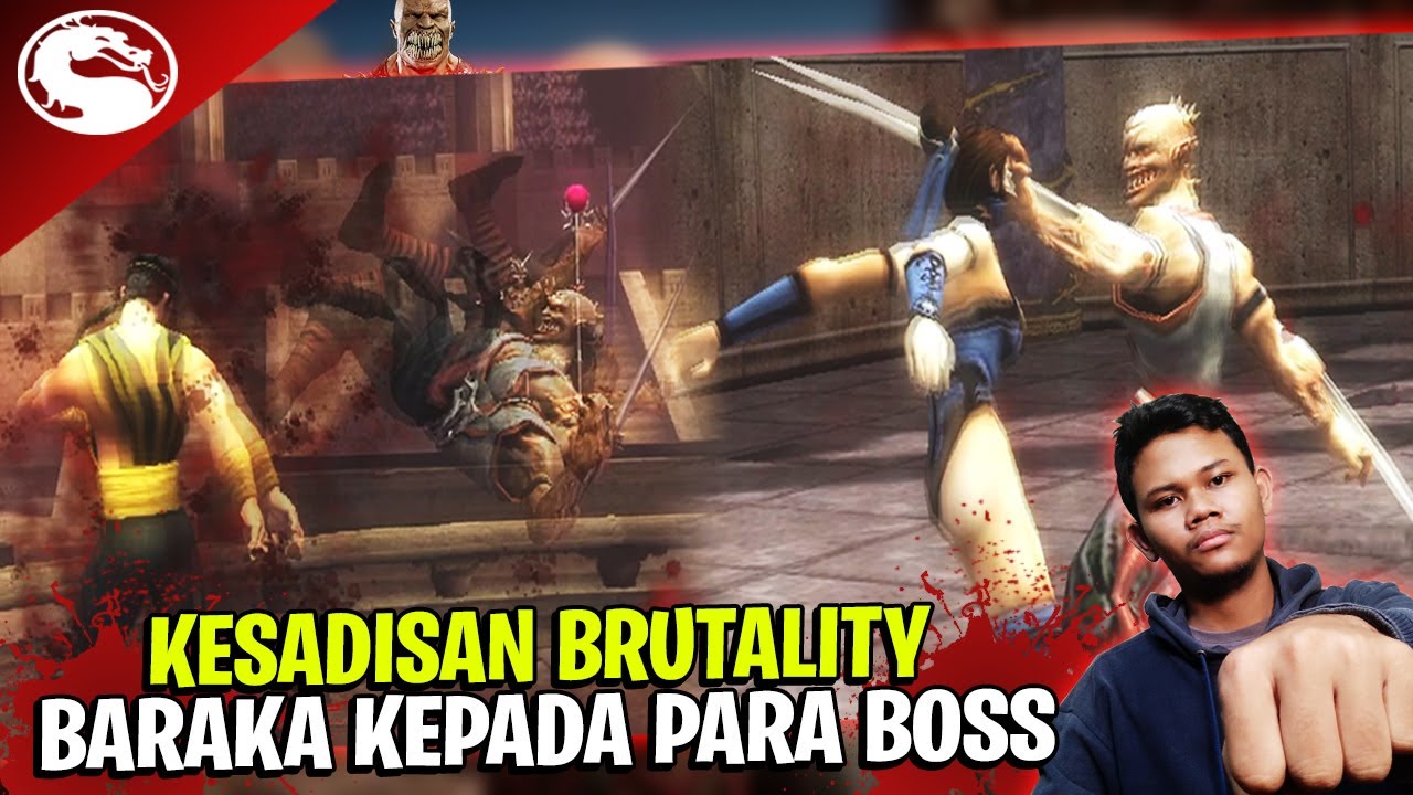 SEKUAT APA BRUTALITY BARAKA MELAWAN SEMUA BOSS !! - Mortal Kombat Shaolin Monks (HARD) PS2