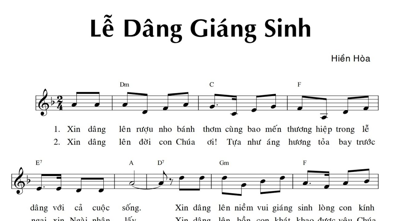 LỄ D&Acirc;NG GI&Aacute;NG SINH - SR. HIỀN H&Ograve;A - Tr&igrave;nh b&agrave;y Cđ Seoul  - ( DL - Lễ đ&ecirc;m GS )