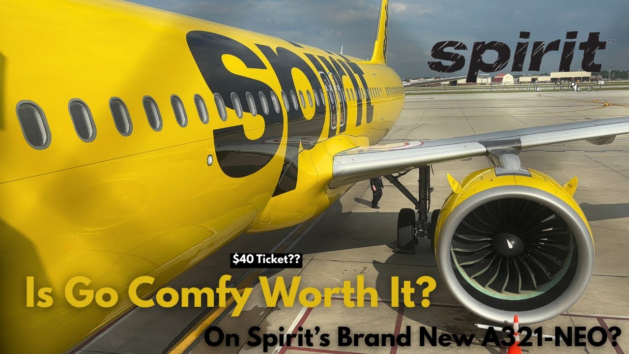 TRIP REPORT | Spirit A321-NEO | Orlando-Detroit | Go Comfy Class