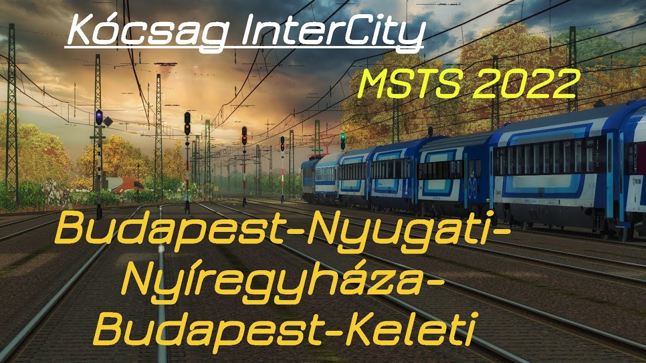 MSTS 656 Kócsag kör IC Budapest-Nyugati - Nyíregyháza - Budapest-Keleti (540km) Alföld 7.2 V63-053