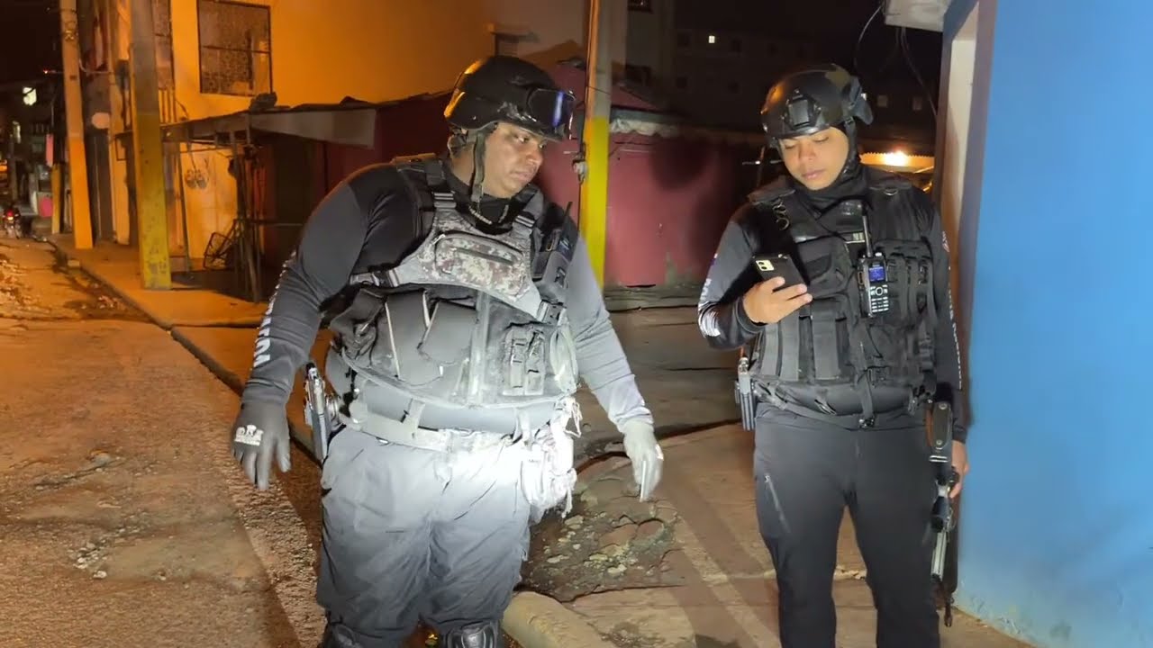 OPERATIVO  DE LA POLICIA EN SAN FRANCISCO DE MACORIS