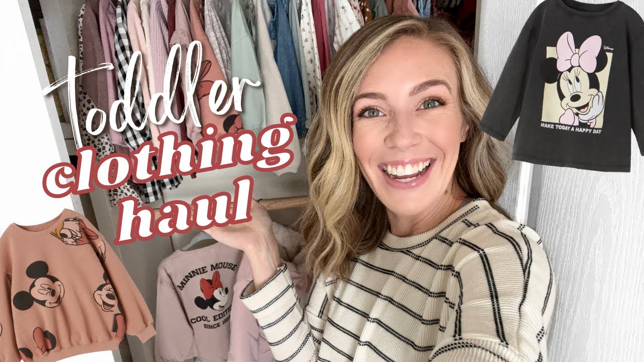 TODDLER GIRL CLOTHING HAUL 2021 | Zara Disney Fall/Winter Toddler Clothes