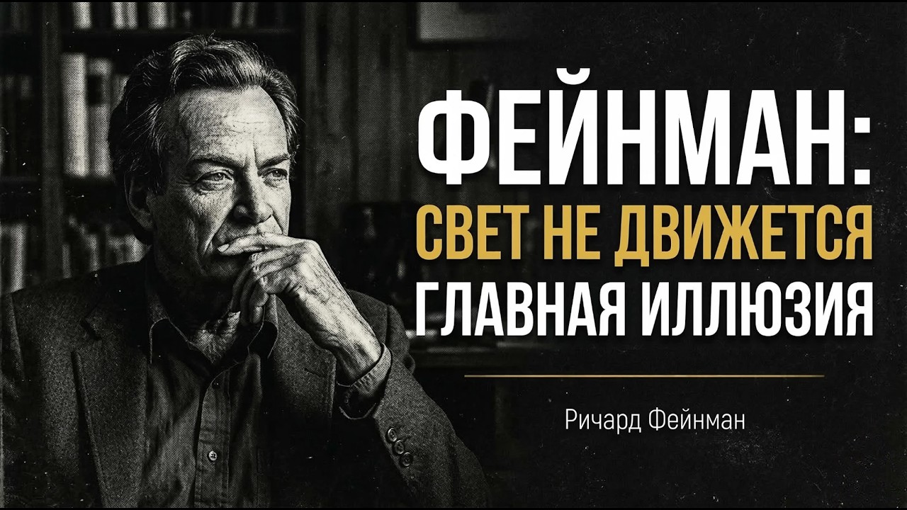 ФЕЙНМАН: СВЕТ НЕ ДВИЖЕТСЯ. ГЛАВНАЯ ИЛЛЮЗИЯ ВСЕЛЕННОЙ
