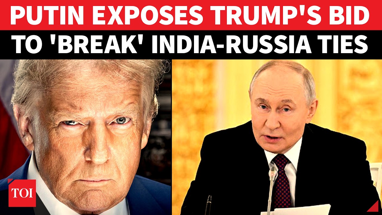 &lsquo;Poor Trump Can&rsquo;t Break India-Russia&hellip;&rsquo;: Putin Drops Bombshell On Shocking US Strategy | Watch