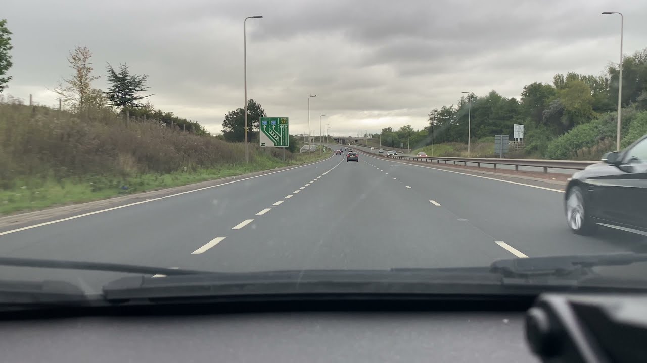 Driving in the West of Scotland - East Kilbride to Coatbridge - September 2021