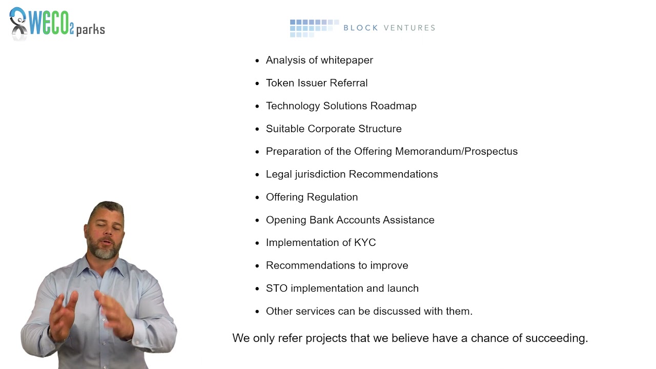 WECO2 Parks Security Token Offering