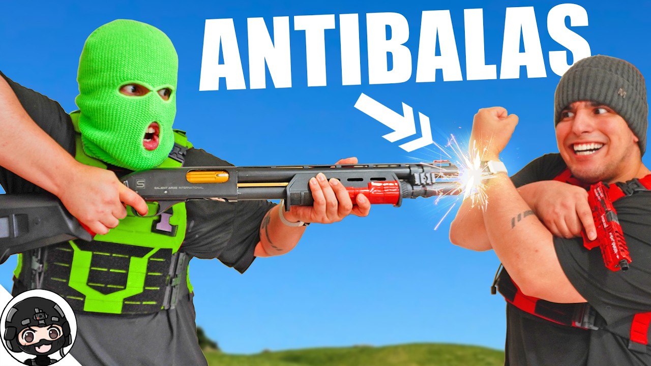 DISPARO a reloj ANTIBALAS con ARMAS REALES 😱 AGUANTARÁ? ▬ Yio Airsoft