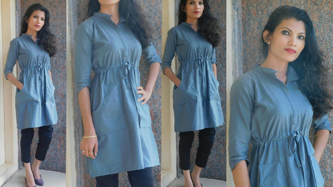 Top cutting and stitching malayalam /tunics / jeantop