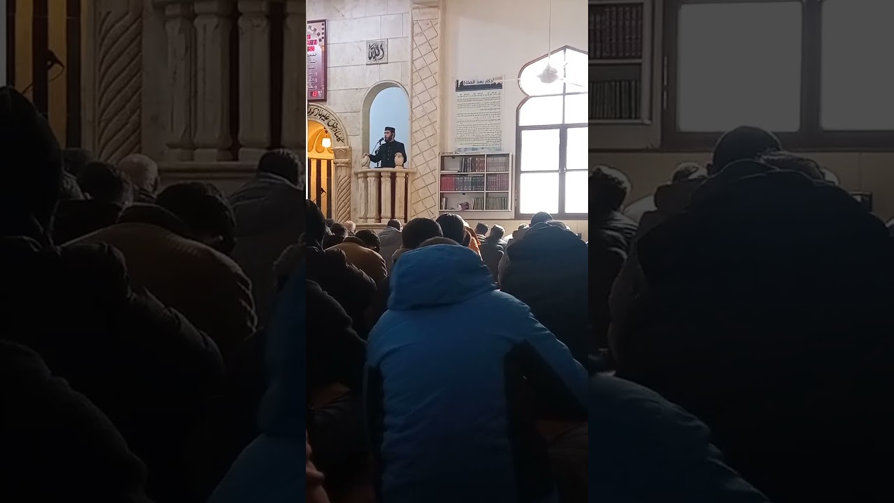 الشيخ صالح عاصي ابو اسلام خطبة الجمعة في مسجد خالد عبد اللطيف في ادلب