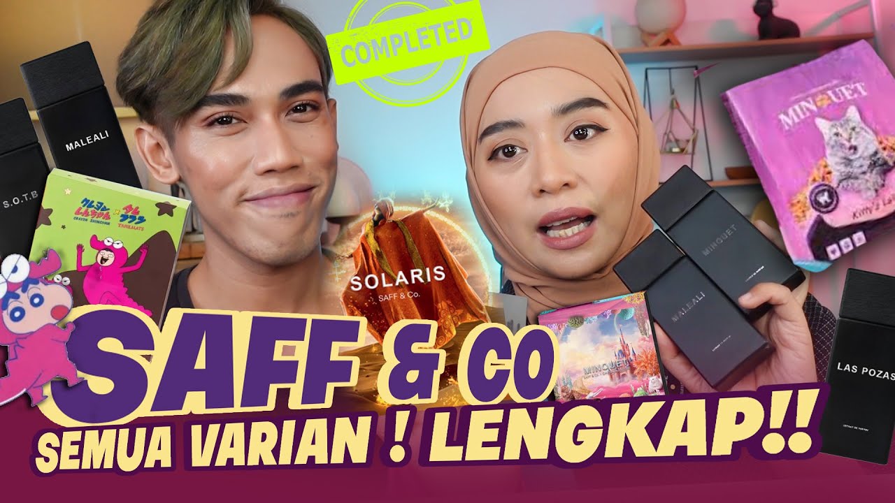 RATE & NYOBAIN 15 AROMA PARFUM SAFF N CO! LENGKAP