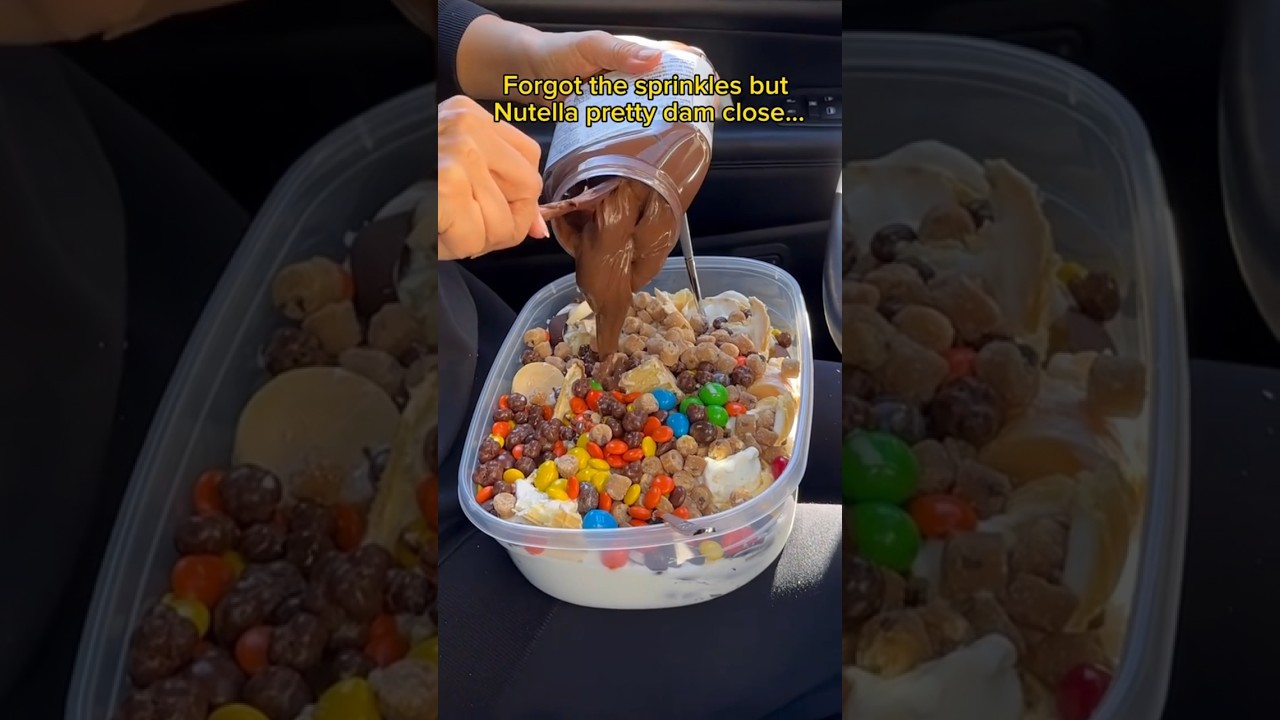 NEVER BRINGING MY ASIAN MOM TO EAT ICE CREAM AFTER THIS HAPPENED #shorts #viral #mukbang