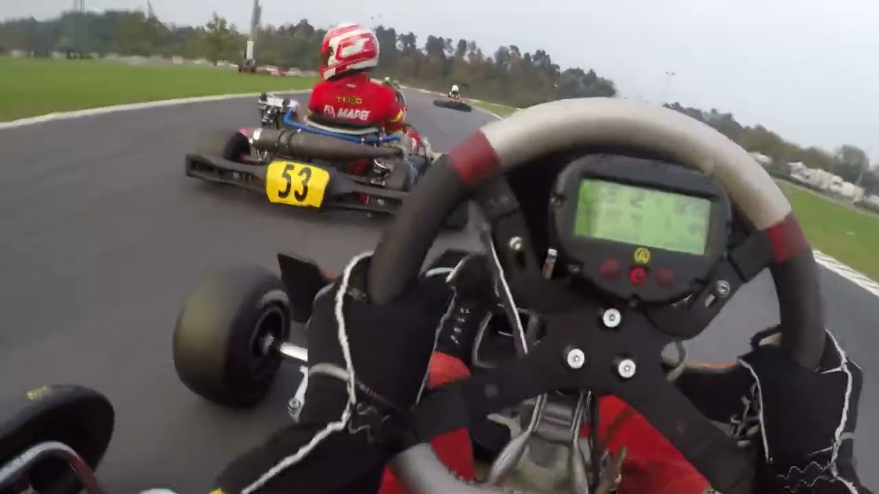 onboard pista azzurra srl Borgo Ticino, kart republic KR2, iame x30, best lap 58:60