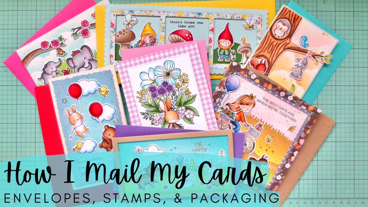 How I Mail My Cards | Envelopes, Stamps, & Packaging | Card Making Basics | Beginner Friendly