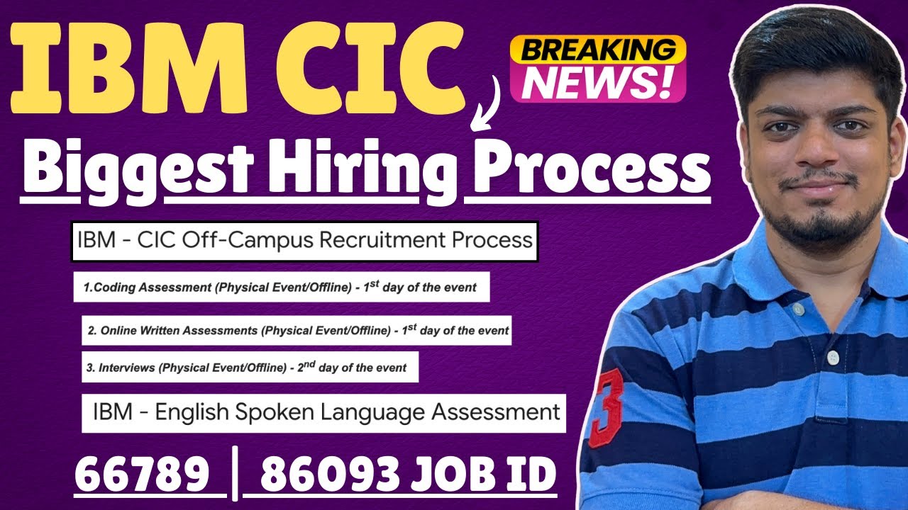 🔥IBM Finally CIC Offline Test | SVAR Test | IBM ASE Mass Hiring Updates | IBM Hiring Process 2025