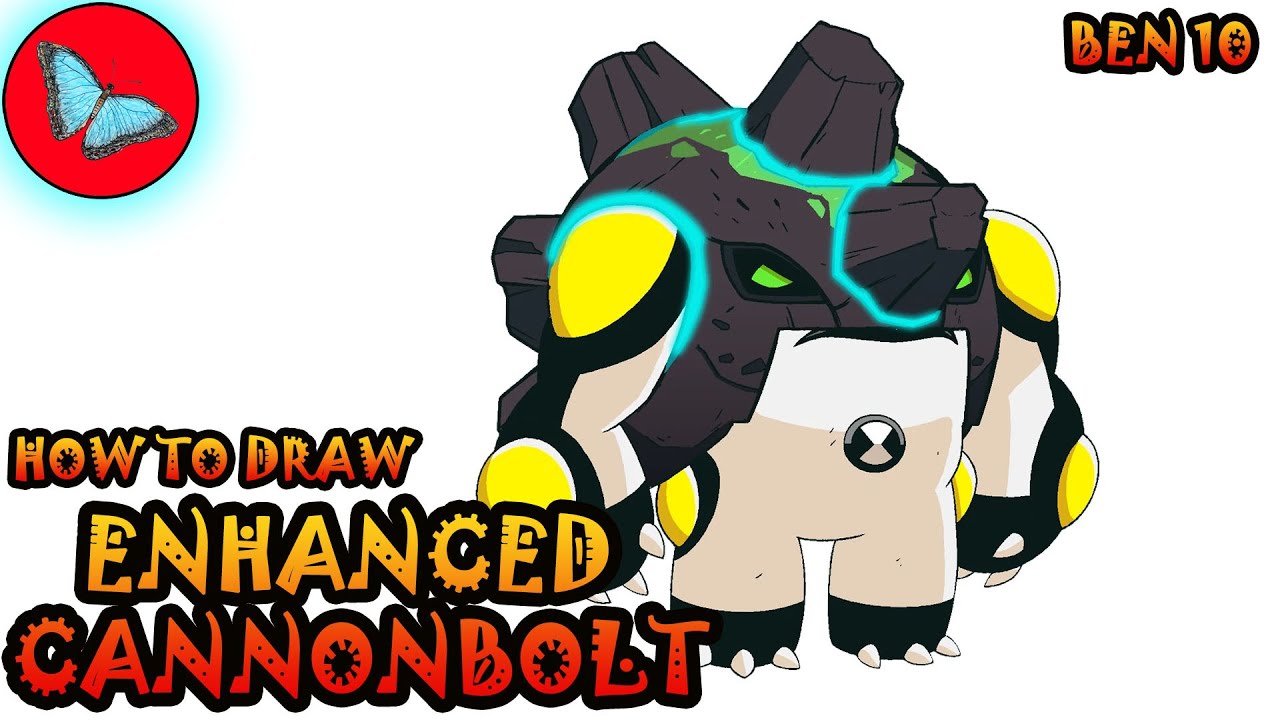 How To Draw Enhanced Cannonbolt From Ben 10 | Drawing Animals