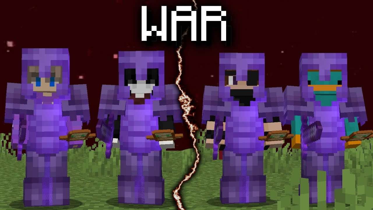 I started a war against the BEST players on this Minecraft SMP
