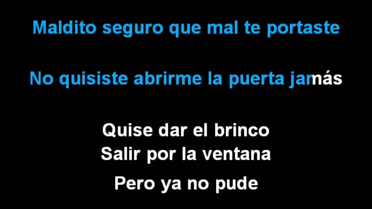 Karaoke - El Malo De Culiacán - Alfredo Olivas