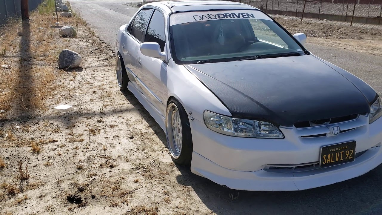 Stanced Accord 2001 j32a2 swap 6 speed 6th gen accord