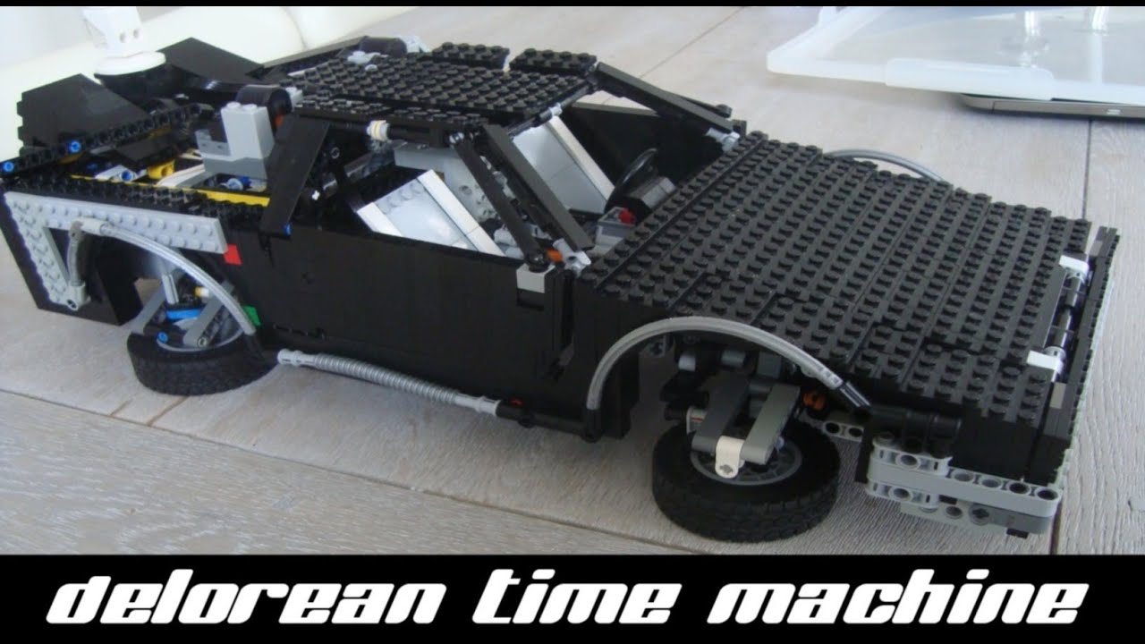 lego back to the future delorean black edition