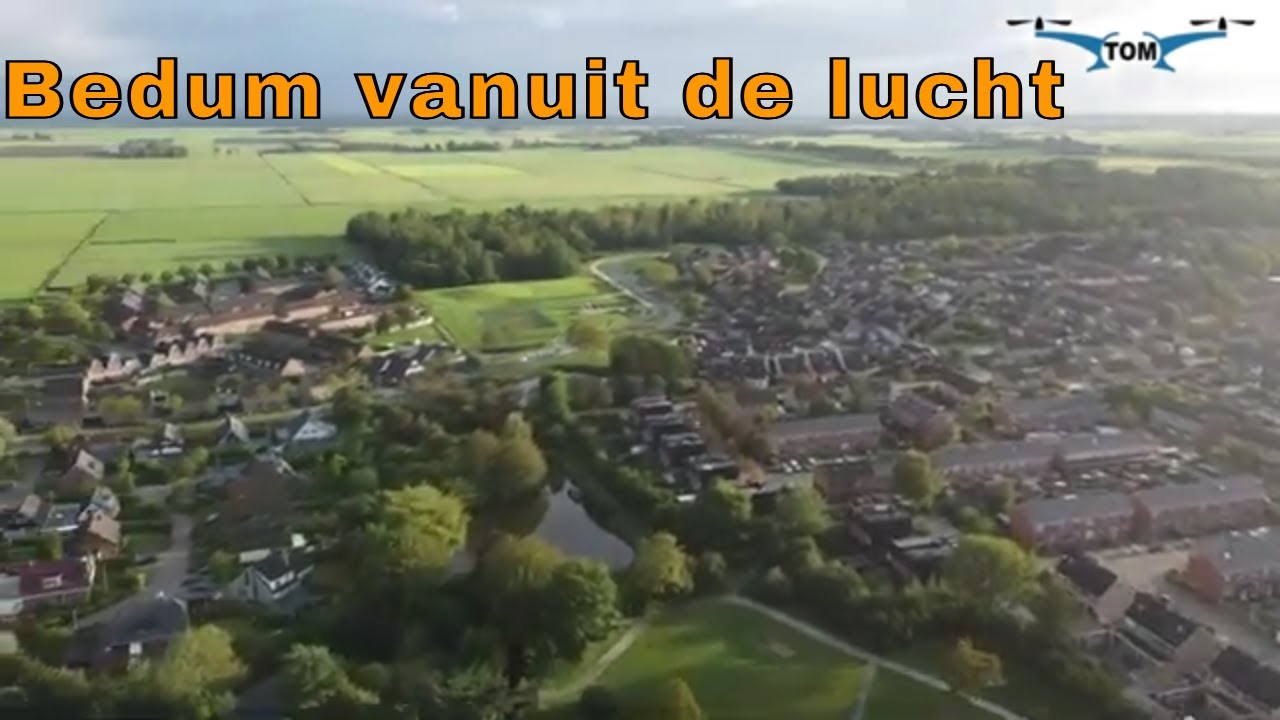 Bedum vanuit de lucht