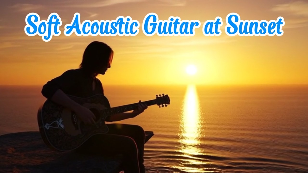 Soft Acoustic Guitar at Sunset • Peaceful Music for Inner Tranquility