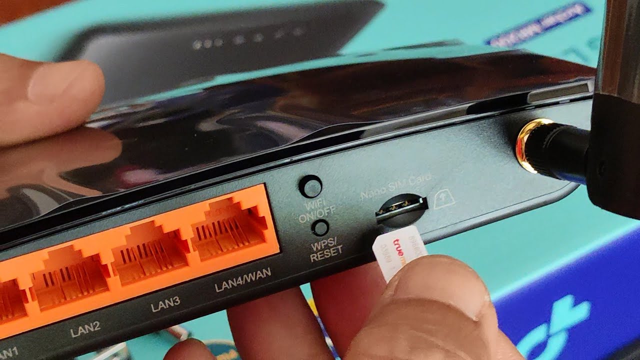 การตั้งค่า 4G Router Wireless AC750 Dual Band  TP-LINK (Archer MR200)