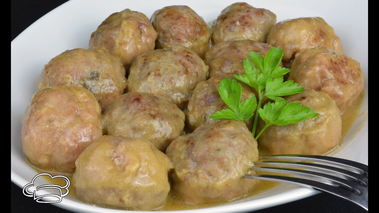 Receta de albóndigas en salsa de cebolla By #JavierRomero
