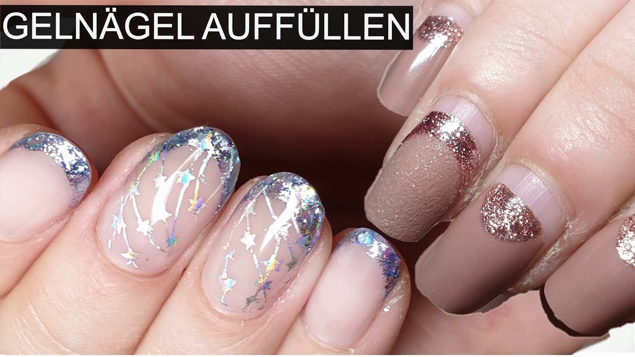 Gelnägel an sich selbst auffüllen // Krallennägel ausgleichen
