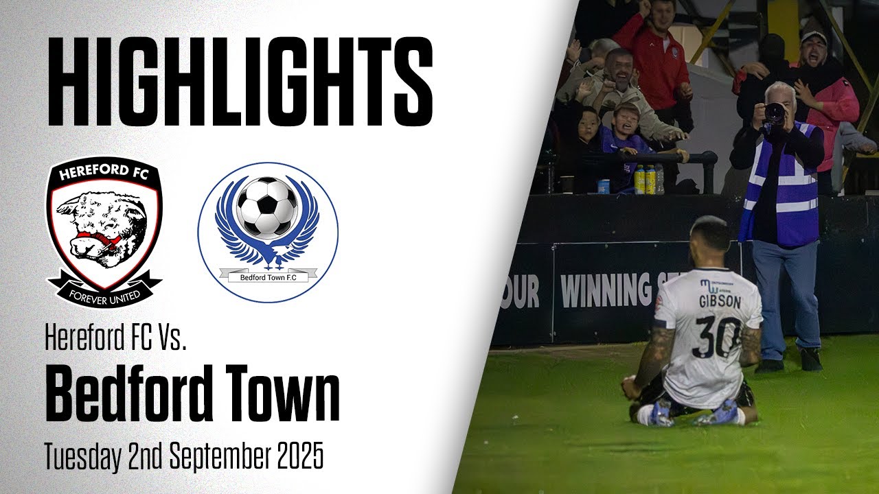 HIGHLIGHTS | Hereford FC 2-2 Bedford Town