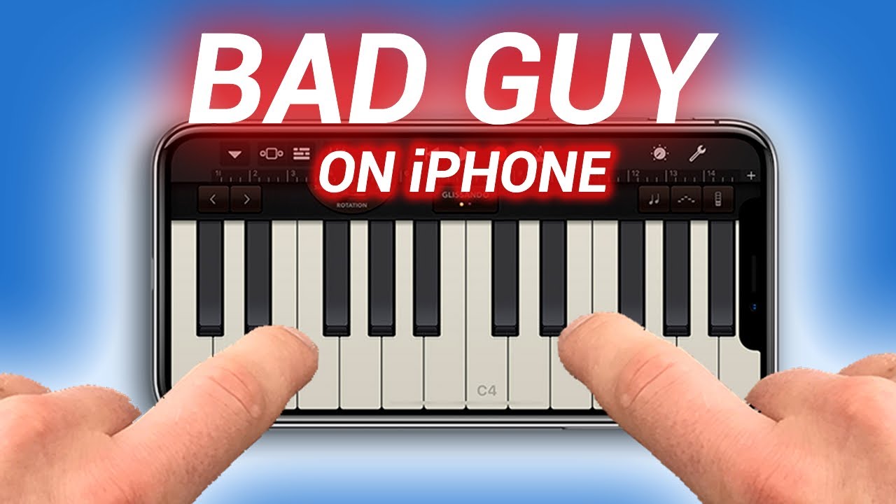 Bad Guy - Billie Eilish on iPhone (GarageBand Cover)