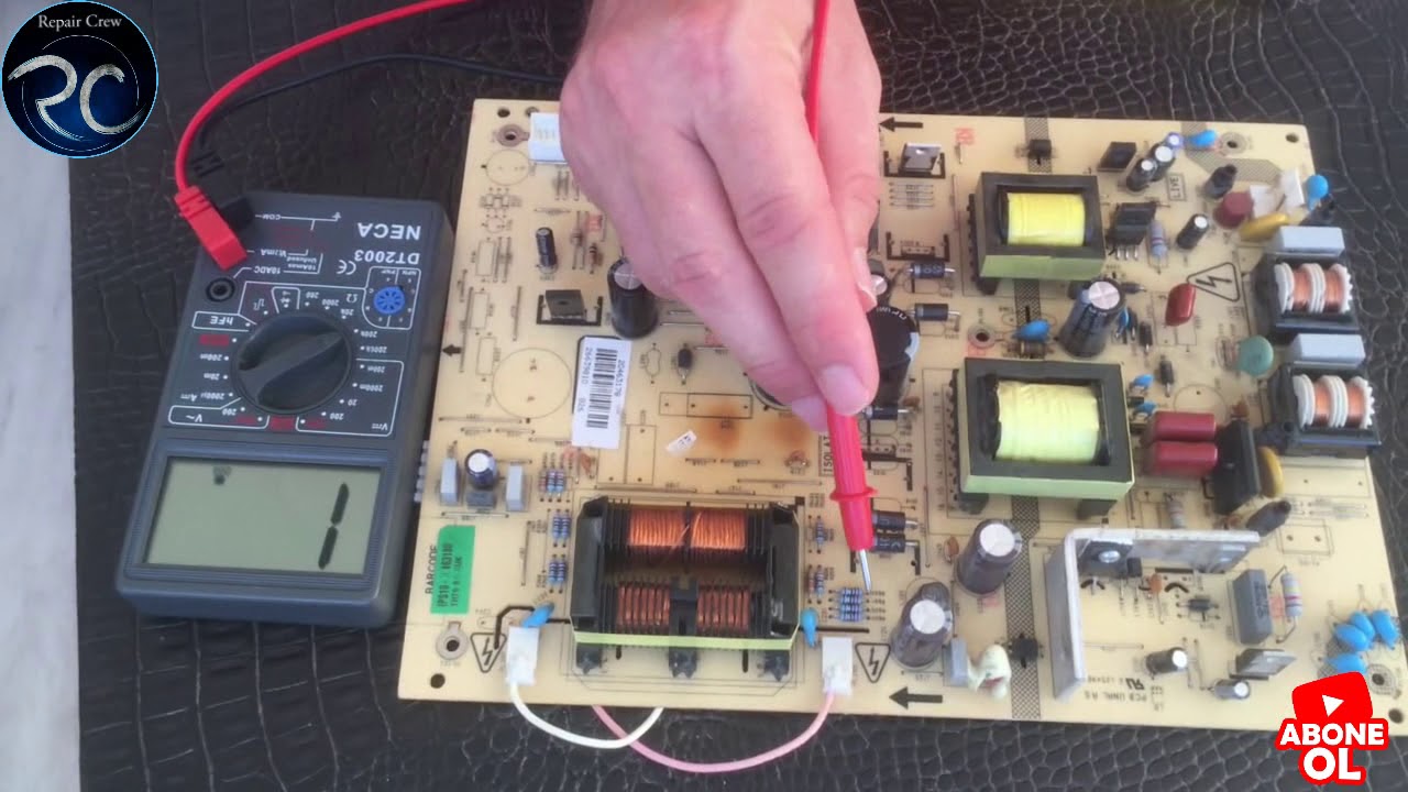 Elektronik kart çalışma prensibi, elektronik devre elemanları çeşitleri ve sağlamlık kontrolleri