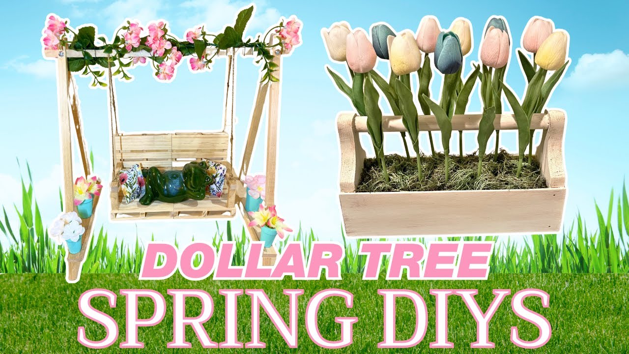 🌸 20 Brilliant SPRING Dollar Tree Crafts from The Crafty Vault! You Need to Try These DIYS 🌿