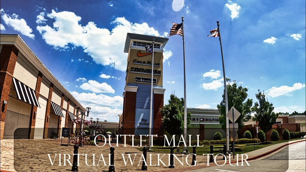Walking Around The Outlet Shoppes at Atlanta - Woodstock, GA Outlet Mall