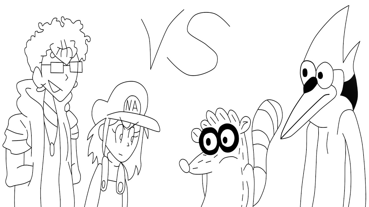 Marcelo & Maria vs Mordecai & Rigby