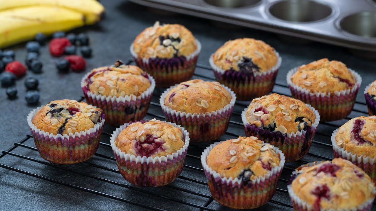 Breakfast Muffins - Refined Sugar Free Muffins