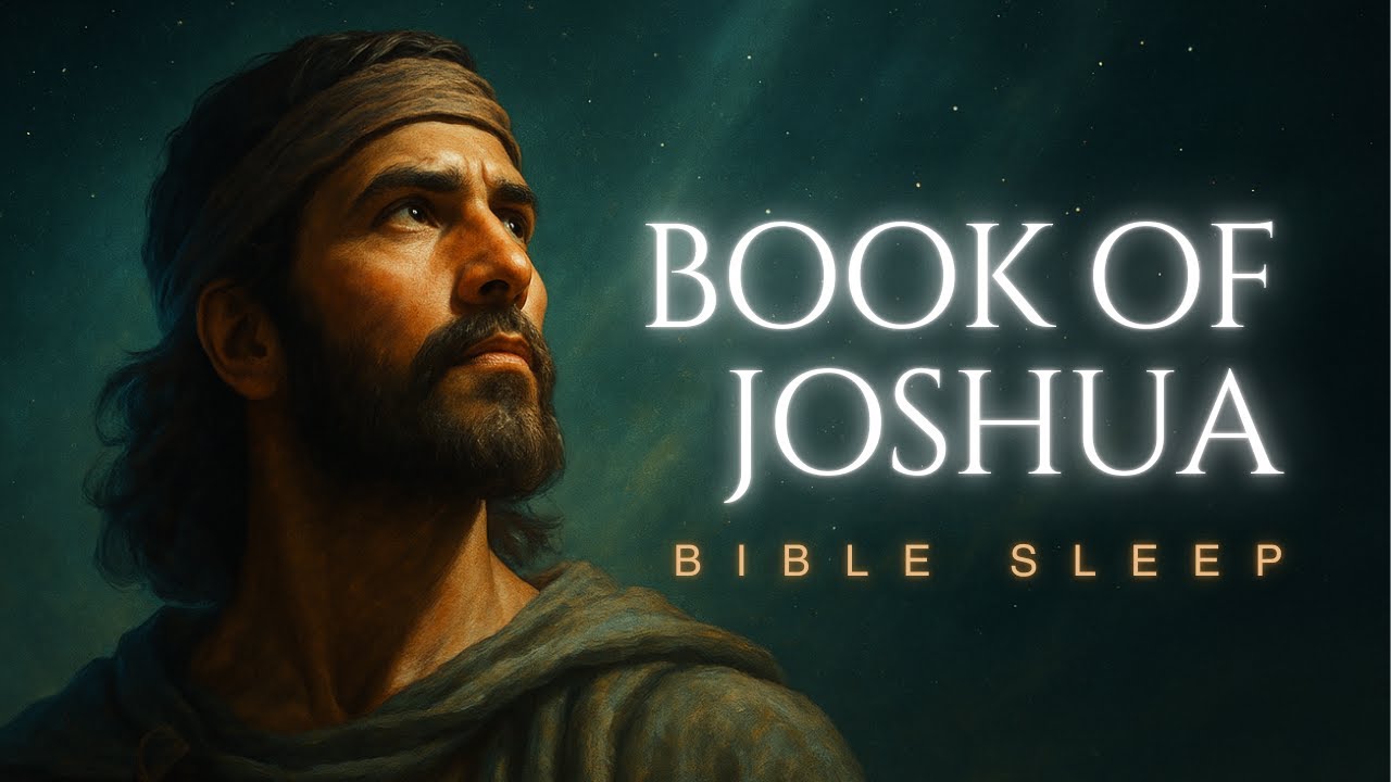 Fall Asleep to Joshua | Overcome Anxiety with God’s Strength (Healing Bible Reading + Piano)