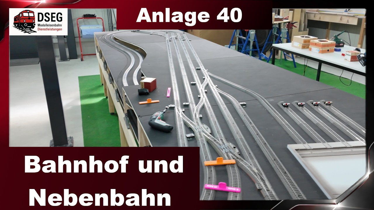 Modellbahn Bahnhof & Nebenbahn fertig gebaut | M&auml;rklin C-Gleis Kundenanlage H0 &ndash; Teil 6