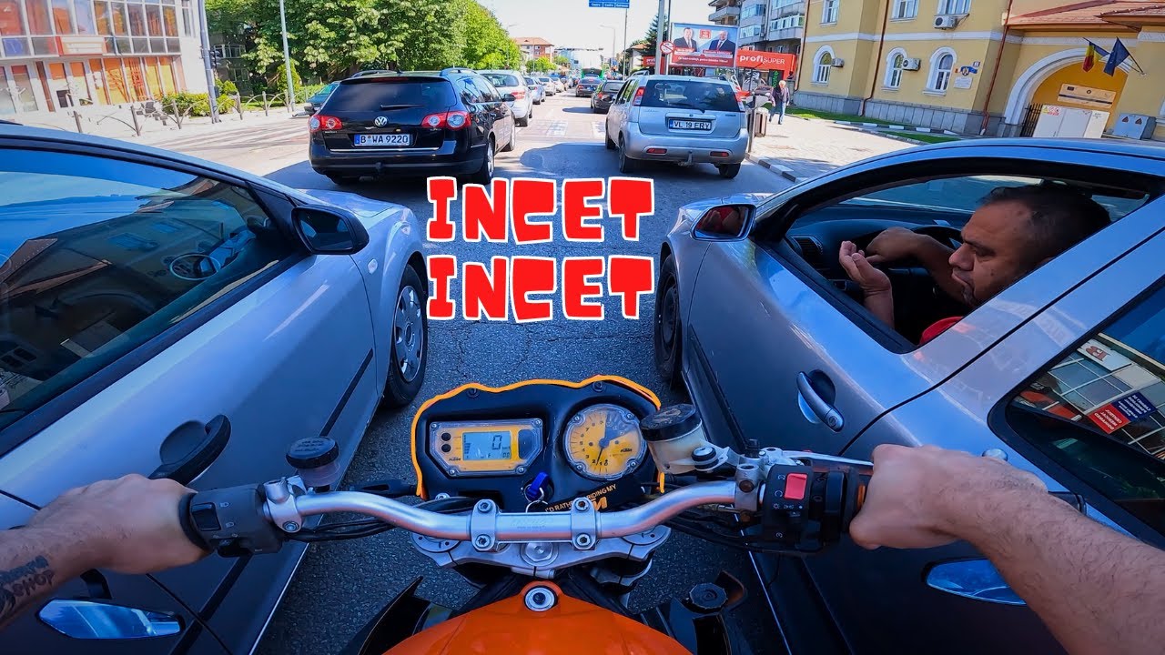 Compilatie! CADOU MOTOR! Ktm Superduke 990 In trafic. Bihoreanu in vizita la motociclisti.