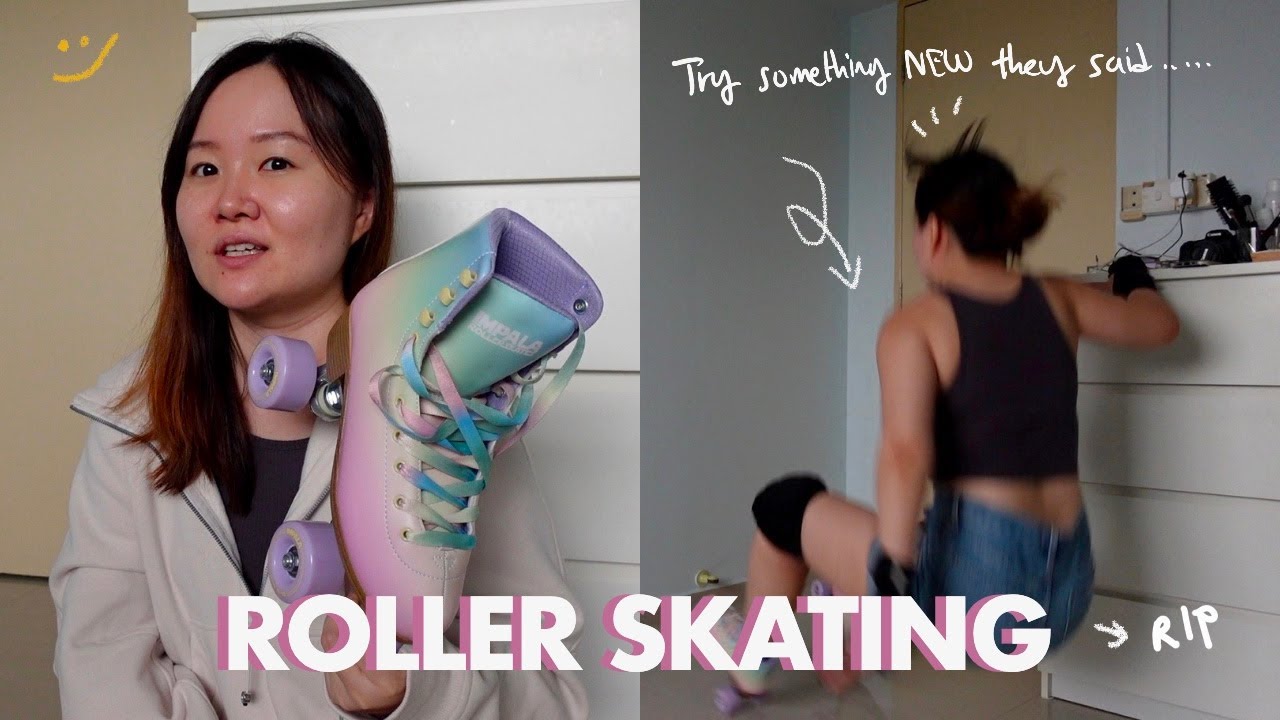 Trying ROLLER SKATING for the first time ~ 🛼