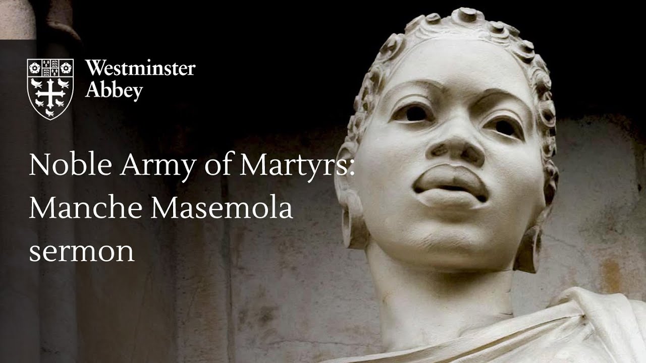 Manche Masemola sermon | 29 October | The Dean of Westminster, the Very Reverend Dr David Hoyle