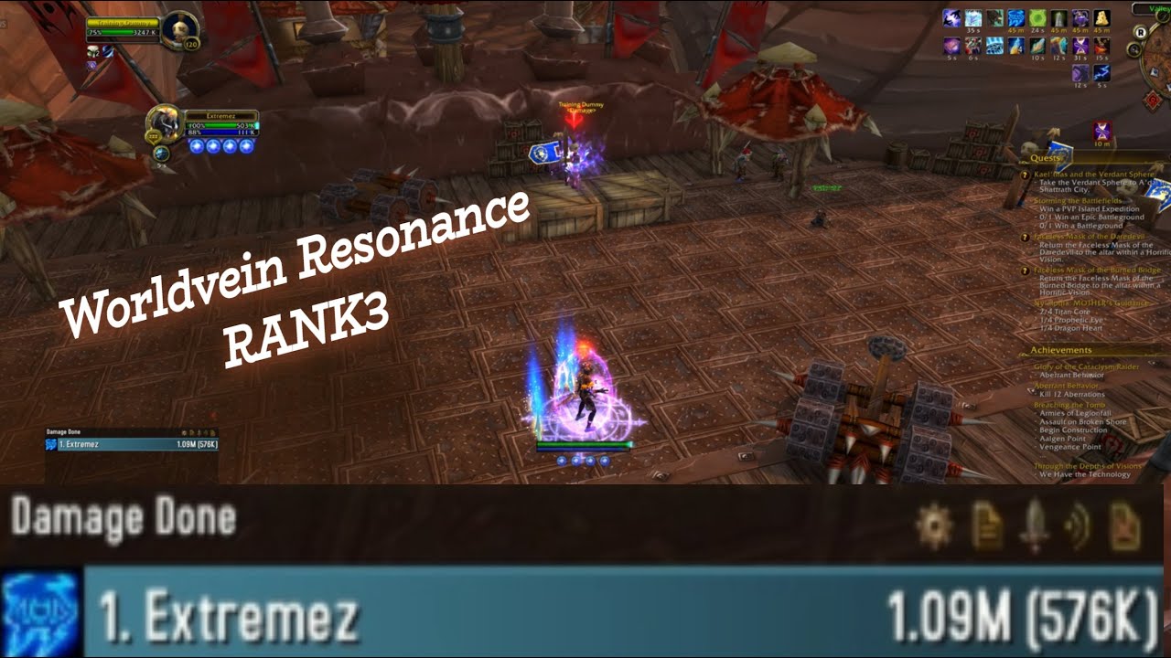 ARCANE MAGE 8.3 / 576K DPS Opener (Single target )