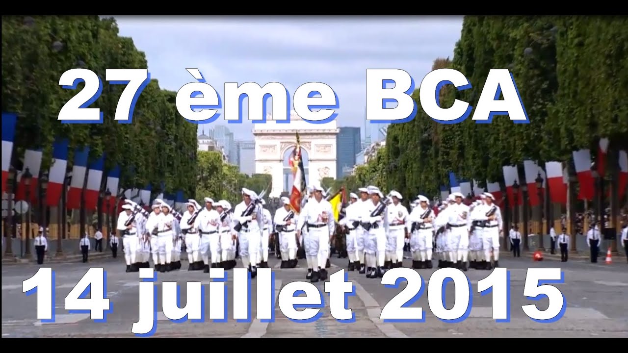 Défilé 14 juillet 2015:LES CHASSEURS ALPINS,