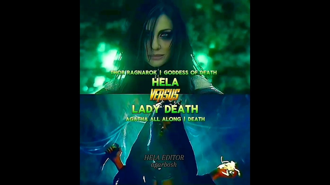 HELA VS LADY DEATH #marvel #mcu #hela #ladydeath #agatha #thor