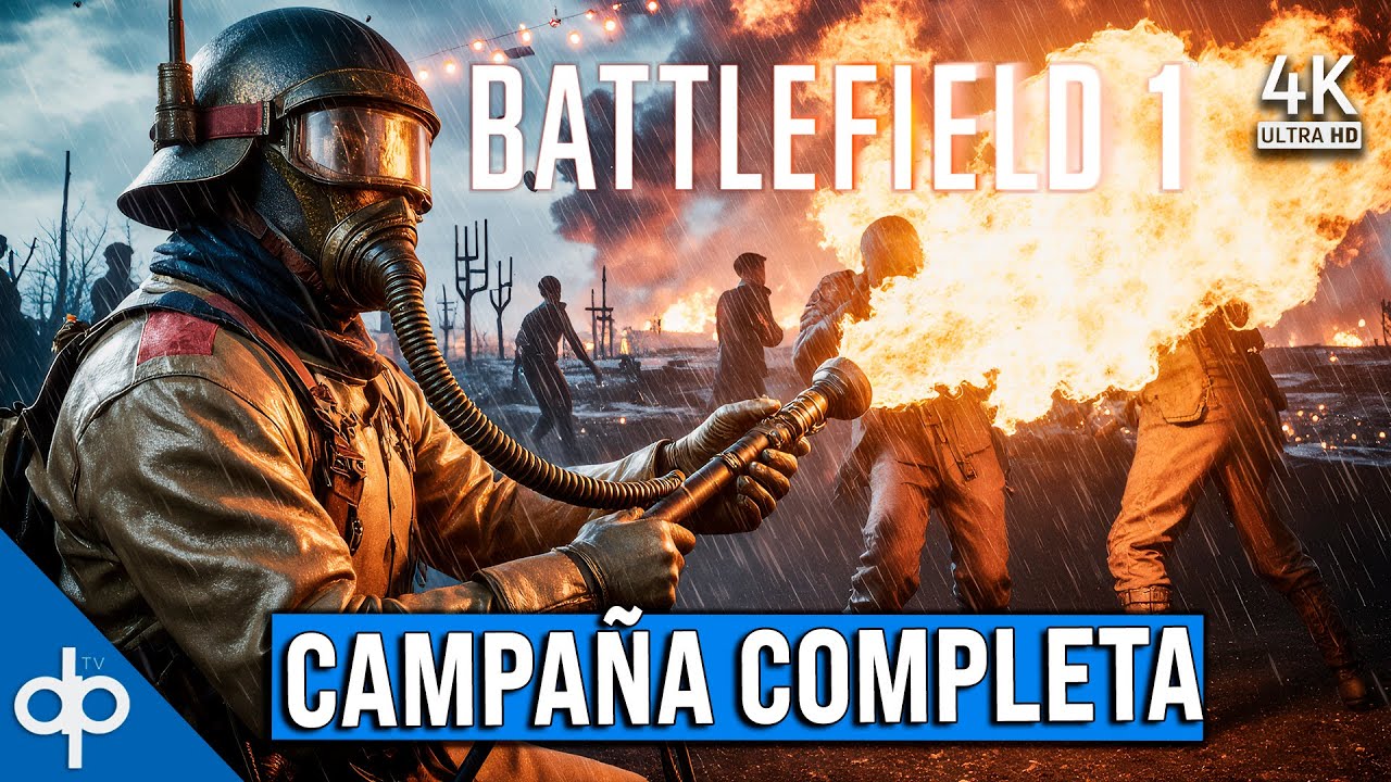 BATTLEFIELD 1 - Campaña Completa | Gameplay Español (PC 4K 60FPS)