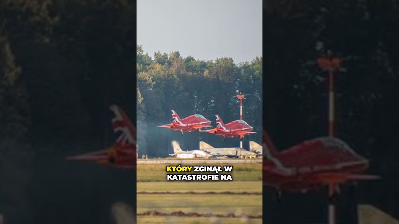 WZRUSZAJĄCY HOŁD DLA PILOTA SLABA! POLSKA FLAGA NA NIEBIE NAD RADOMIEM